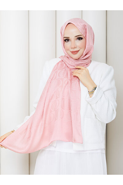TOBAİ Ring Pattern Cotton Fiber Hijab Daily Soft Special Textured Lightweight...