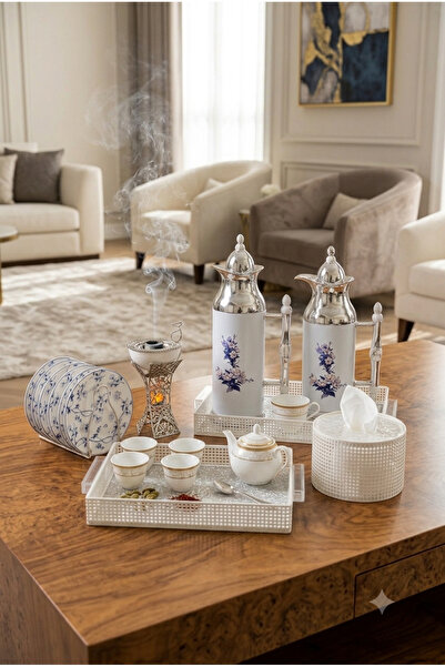 Generic Luxury Tea and Coffee Set with Serving Trays and Dessert Plate Set an...