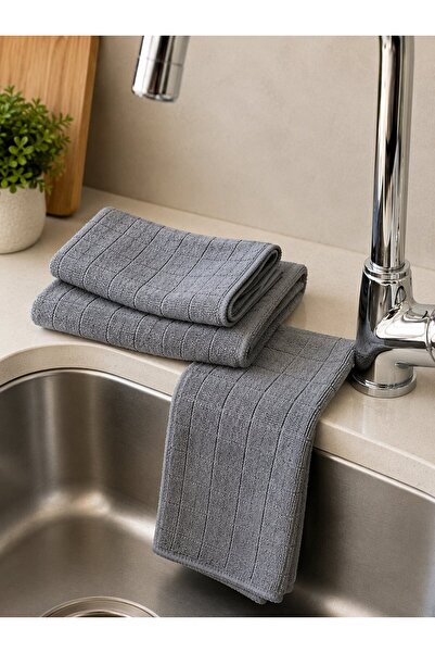 SARINCI (3 Pieces) Premium 320 Gr Microfiber Kitchen Cleaning Cloth 40X40 cm ...