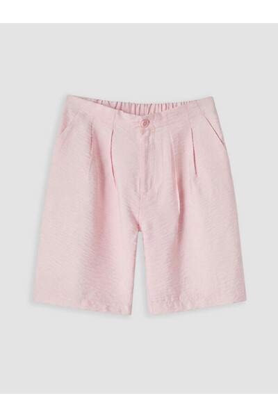 LC Waikiki Rmz Gi̇yi̇m Farkli Pliated Girls' Shorts