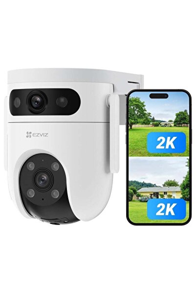 EZVIZ H9c 3MP Dual 2K & 2K Dual-Lens Pan & Tilt Wi-Fi Camera