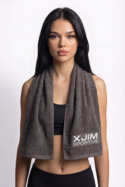 XJIM 100% bumbac, antracit, prosop sportiv pentru sportivi, prosop absorbant ...