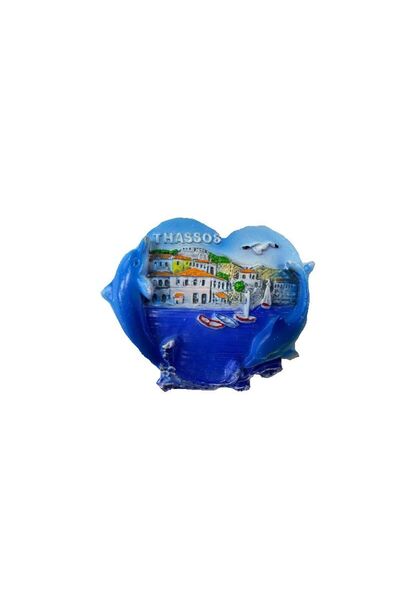 Tradesor Tουριστικό μαγνητάκι Souvenir - Σετ 12pcs - Resin Magnet - Thassos -...