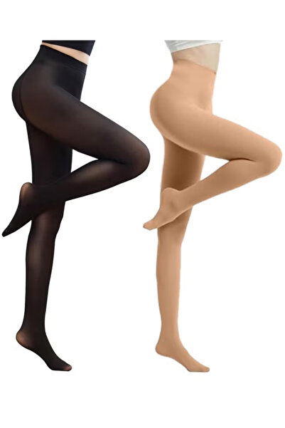 GGEROU 2Pack Oily Gloss Tights High Waist Sheer Women Pantyhose 360° Seamless...