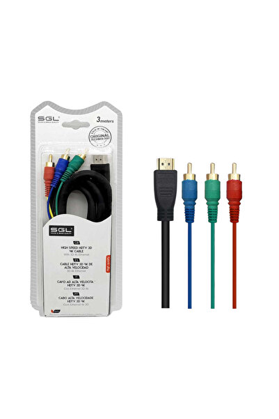 sgl Καλώδιο HDMI σε RCA - 1592-3R - 3m - 095370