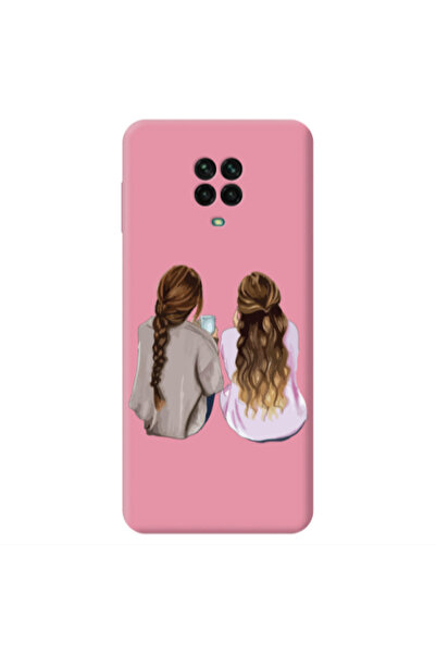Other Xiaomi Redmi Note 9 Pro Friends Pink Colored Silicone TPU Θήκη