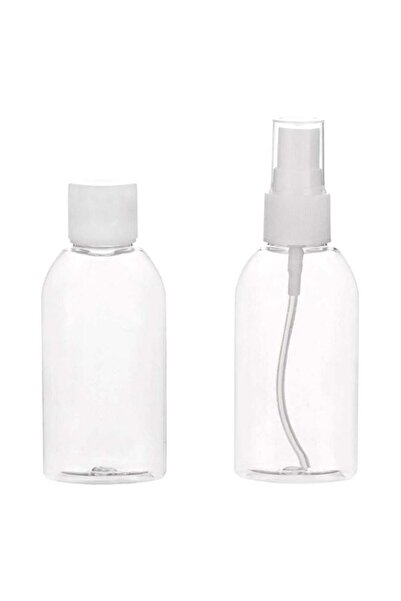 OEM Set Sticle transparente de călătorie 60ml - 2buc, pentru bagaj de mână, c...