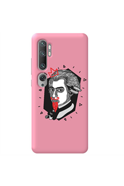 Other Xiaomi Mi Note 10 Pro Bearded Pink Colored Silicone TPU Θήκη