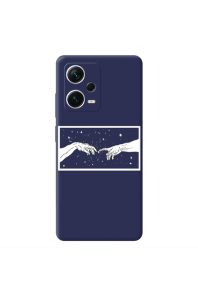 Other Xiaomi Poco X5 Touch Dark blue Colored Silicone TPU Θήκη