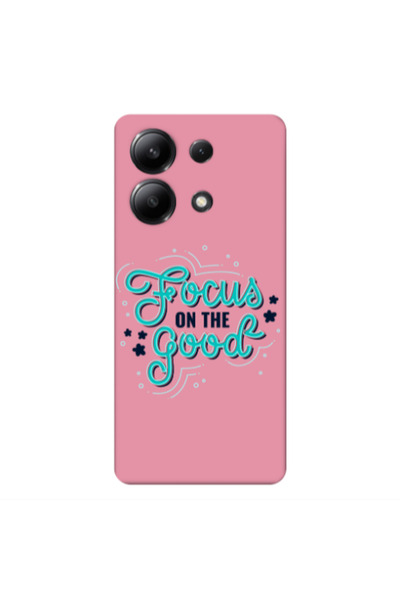 Other Xiaomi Redmi Note 13 4G Focus On The Good Pink Colored Silicone TPU Θήκη