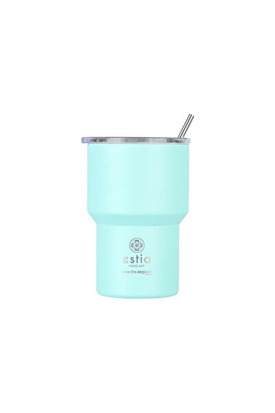 ESTIA HOME ART ECOCASA Θερμός Κούπα Λάιτ 400ml Σώστε την Αιγάο Πράσινο Βερμού...