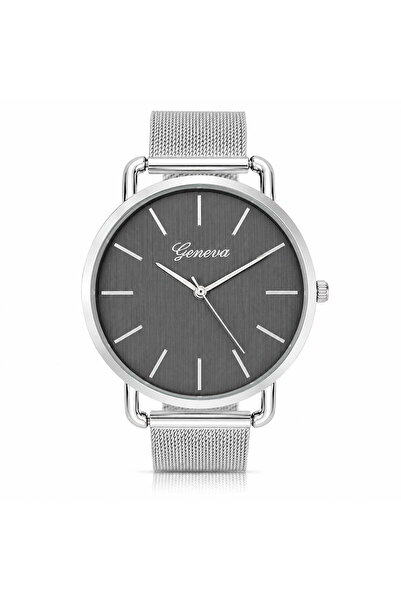 Watch Ceas de mana, barbatesc, bratara milaneza, Casual, Geneva, Argintiu, CB83