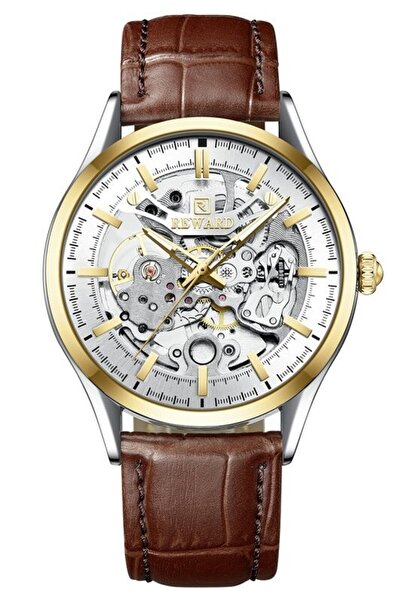 Reward Rd33008M Automatic Men's Wristwatch with Leather Strap