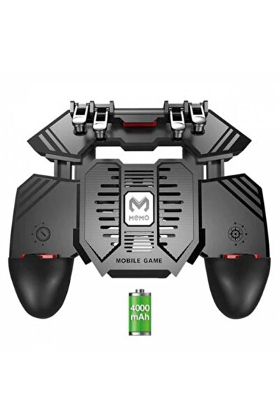 Polham 4000Mah Powerbankli Telefon Soğutuculu Fanlı Oyun Kolu, Pubg Ateş Tuşlu Soğutuculu Oyun Kolu