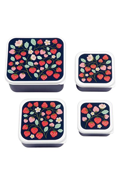 A Little Lovely Company Set 4 caserole pentru pranz, A Little Lovely Company,...