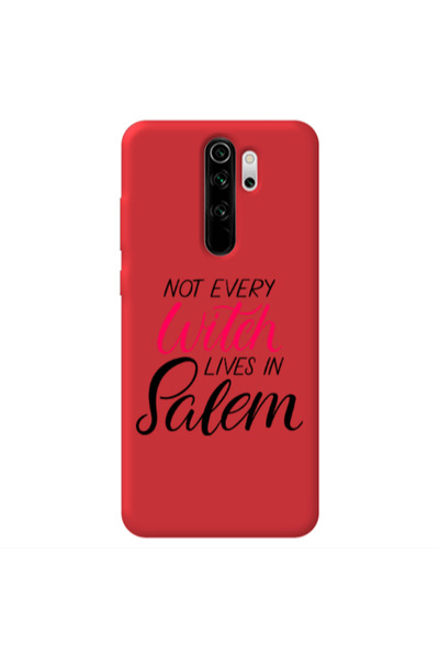 Other Xiaomi Redmi Note 8 Pro Not every witch lives in salem Red Colored Sili...
