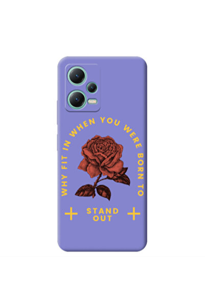 Other Xiaomi Redmi Note 12 Pro 5G Stand out Purple Colored Silicone TPU Θήκη