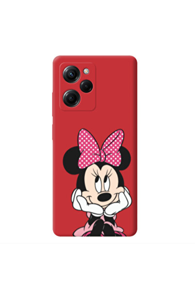 Other Xiaomi Poco X5 Pro Minnie 2 Red Colored Silicone TPU Θήκη