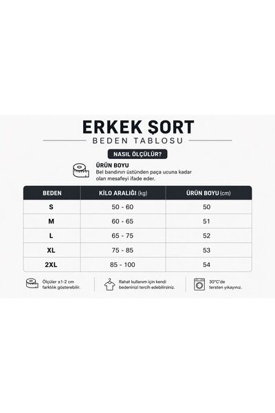 Miyalon Erkek Çizgili Cepli Yazlık Şort- Rahat Kalıp Lastikli Bel Günlük Şort