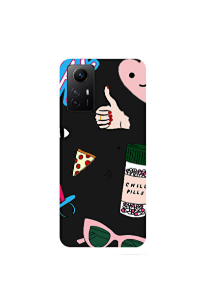 Other Xiaomi Redmi Note 12s Chill Black Colored Silicone TPU Θήκη