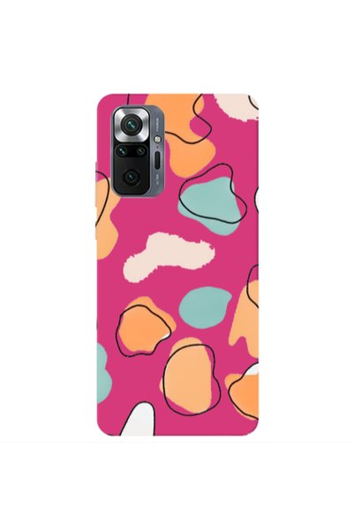 Other Xiaomi Redmi Note 10 Pro 4G Colorful spots Fuchsia Colored Silicone TPU...