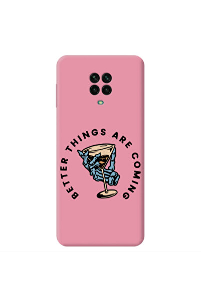 Other Xiaomi Redmi Note 9 Pro Better Things Are Coming Pink Colored Silicone ...