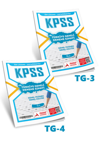Paraf Akademi KPSS ÖN LİSANS GENEL YETENEK GENEL KÜLTÜR TÜRKİYE GENELİ DENEME...