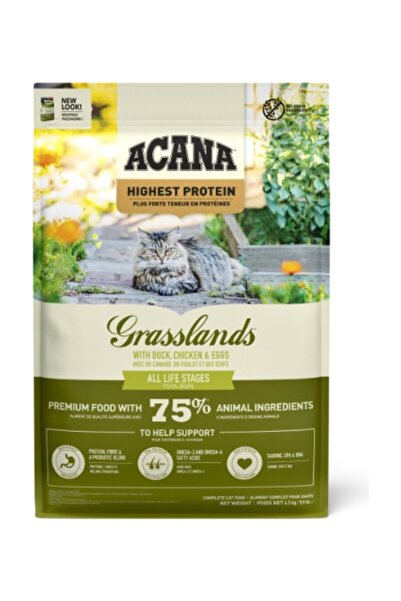 Acana Grasslands Kedi Maması 4,5kg - Tüm Irk ve Yaşam Evreleri Için