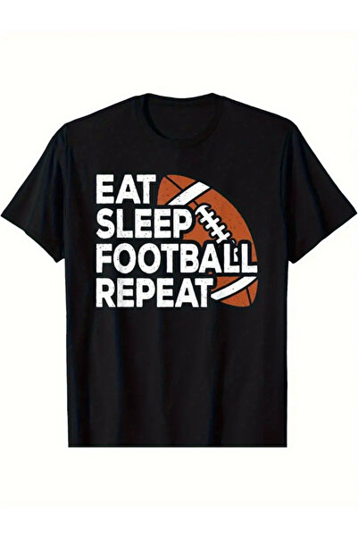 STITCHLY Eat Sleep Repeat Men'S T-Shirt Breathable Style, Eye-Catching Patter...