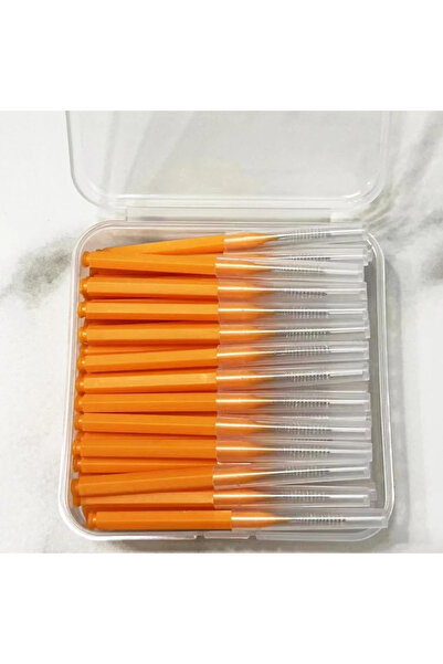 Choice3 Orange 0.9 mm 60pcs 60Pcs Interdental Brushes Health Care Tooth Push-...