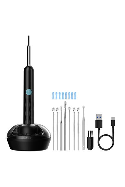 Choice3 Black full set WiFi Visual Ear scope Camera 1080P for iPhone/Android ...