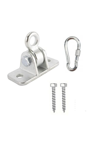 Choice1 Silver Wooden Swing Hook Heavy-Duty Swing Hardware, with Screws and H...