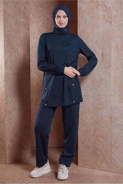 Alvina Button Detail Track Suit 44705
