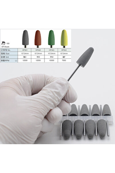 Choice12 10x 610 أسود 10 قطع رؤوس تلميع أسنان سيليكونية وعجلات طحن لتركيبات ا...