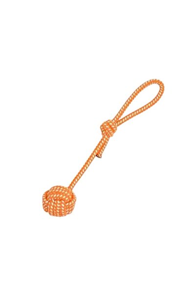 Tradesor Παιχνίδι σκύλου σχοινί με μπάλες - 33cm - 12pcs - 550532