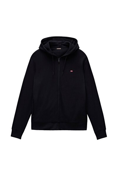 Napapijri Herren Sweatjacke - BALIS FZH SUM, Baumwolle, ungefüttert, Kapuze, ...