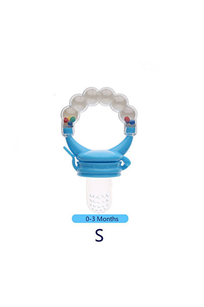 Choice Blue-S Baby Fruit Feeder Pacifier, Silicone Baby Food Feeder for Teeth...