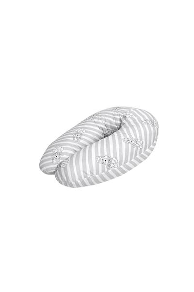 LORELLİ Multifunctional pillow, ranforce Cotton , Grey Striped