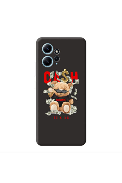 Other Xiaomi Redmi Note 12 4G Cash is king Black Colored Silicone TPU Θήκη