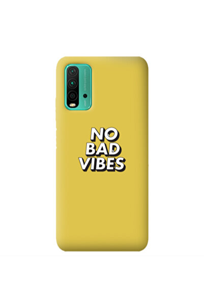 Other Xiaomi Poco M3 No bad vibes Yellow Colored Silicone TPU Θήκη