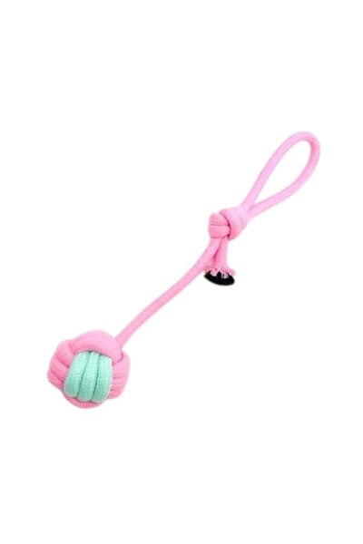 Tradesor Παιχνίδι σκύλου σχοινί με μπάλα - 32cm - 12pcs - 550585