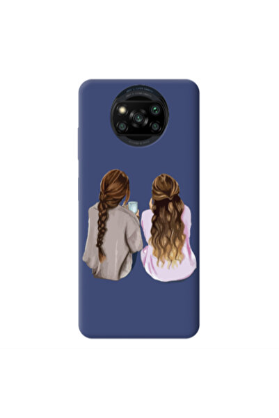 Other Xiaomi Poco X3 /X3 Pro Friends Dark blue Colored Silicone TPU Θήκη