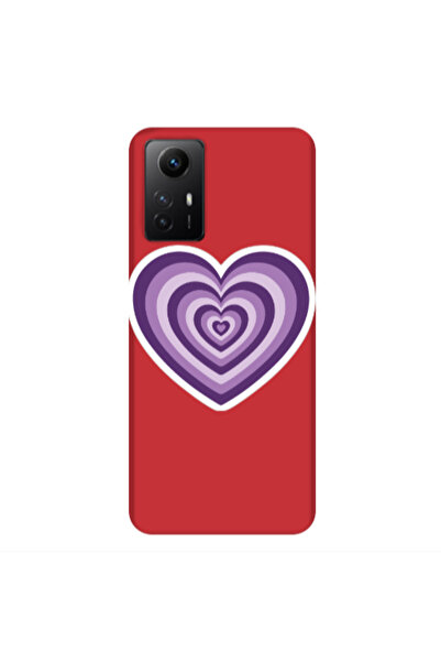 Other Xiaomi Redmi Note 12s My Heart Is Yours 2 Red Colored Silicone TPU Θήκη