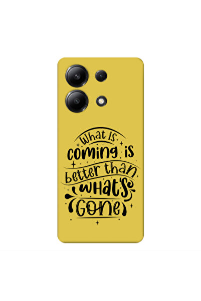 Other Xiaomi Redmi Note 13 4G What is coming Yellow Colored Silicone TPU Θήκη