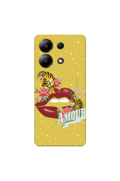 Other Xiaomi Redmi Note 13 4G Amour Yellow Colored Silicone TPU Θήκη