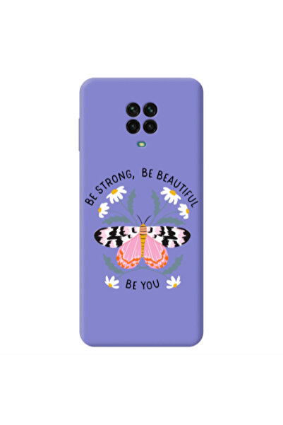 Other Xiaomi Redmi Note 9 Pro Be Strong Purple Colored Silicone TPU Θήκη