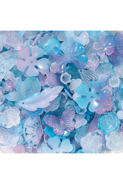 Choice12 Jelly Color 01 30g/Lot ABS Color Mixed Beads Colorful Acrylic Spacer...