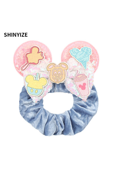 Choice37 TDRB017-56 1pc Christmas Cute Ears Elastic Velvet Hairbands For Girl...