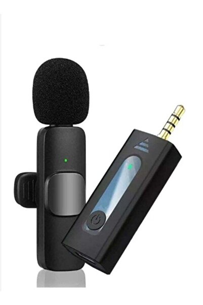 Generic Professional Wireless Clip-On Microphone Set with 3.5mm Jack