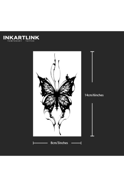 Choice 773-0814L Butterfly temporary tattoo sticker, waterproof magic tattoo,...
